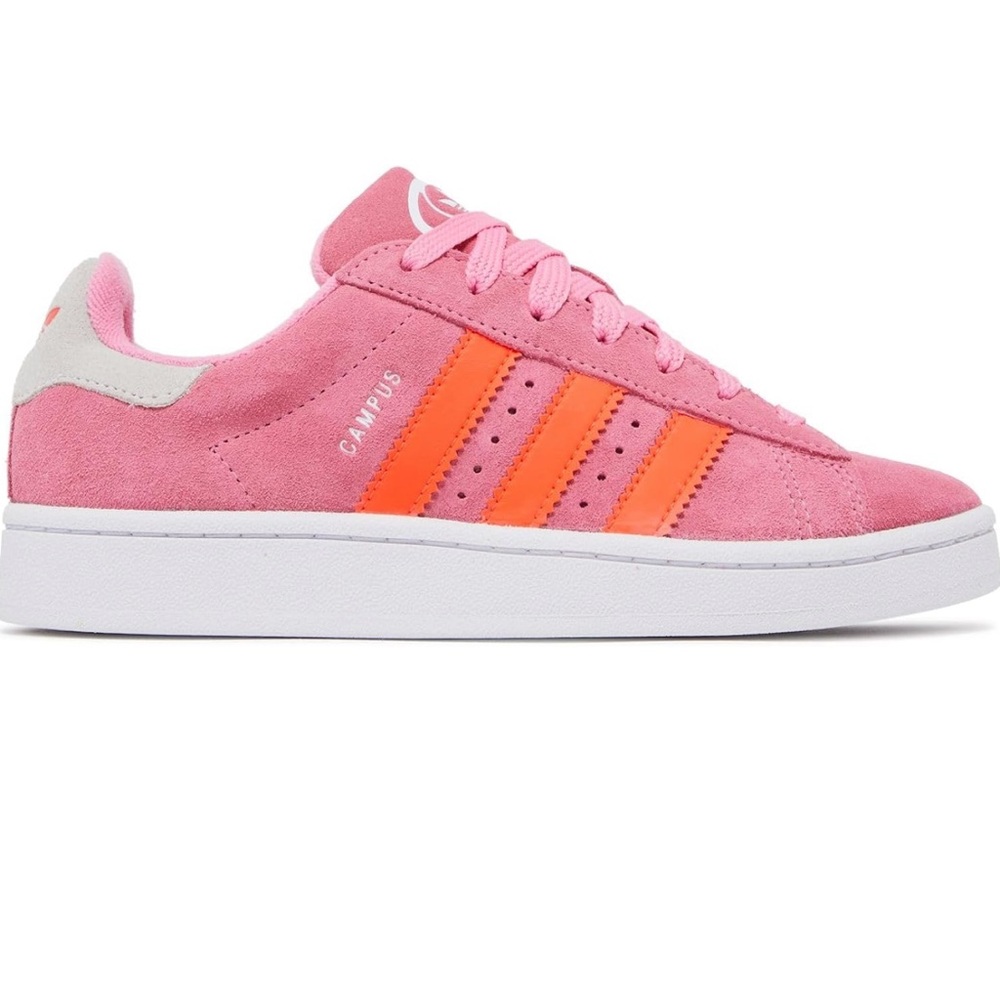 Adidas Pink and Orange Campus Sneakers